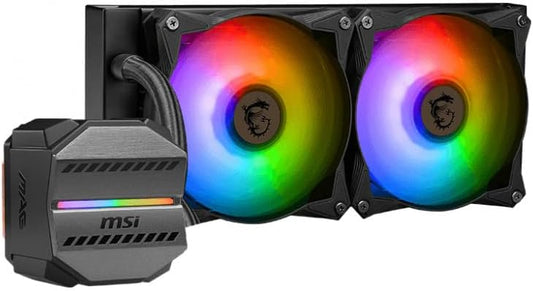 Ventilador P/Cpu Msi (Mag Coreliquid M240) Argb,240Mm,Socket 1700,Am5,Enfriamiento Liquido