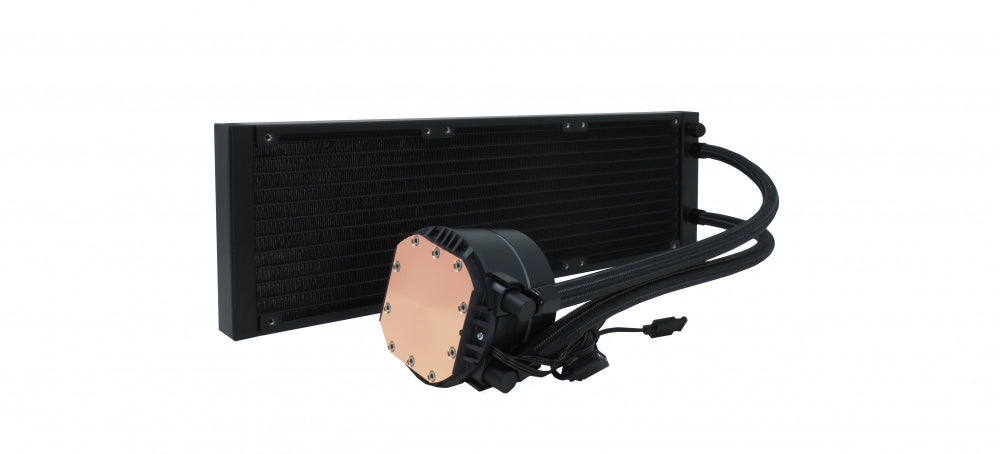 Ventilador P/Cpu Naceb (Na-0631) Everest Argb 360Mm 3 Fan Enfriamiento Liquido