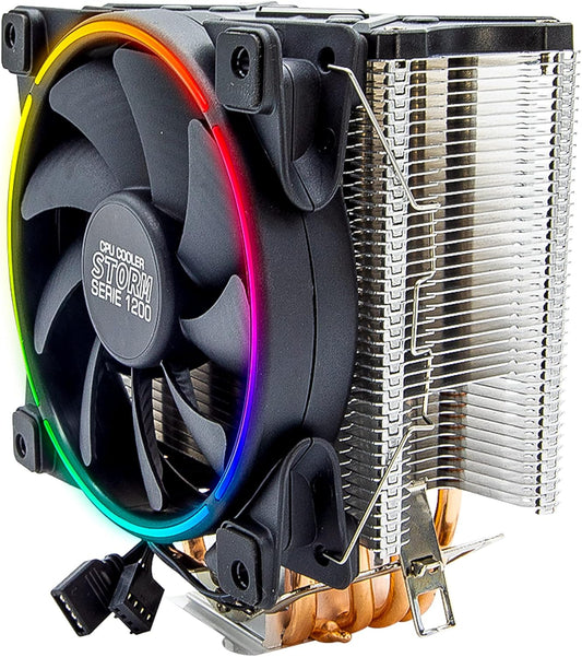 Ventilador P/Cpu Yeyian (Ac1200) Storm 1200,120Mm,Rgb,1000-1800 Rpm