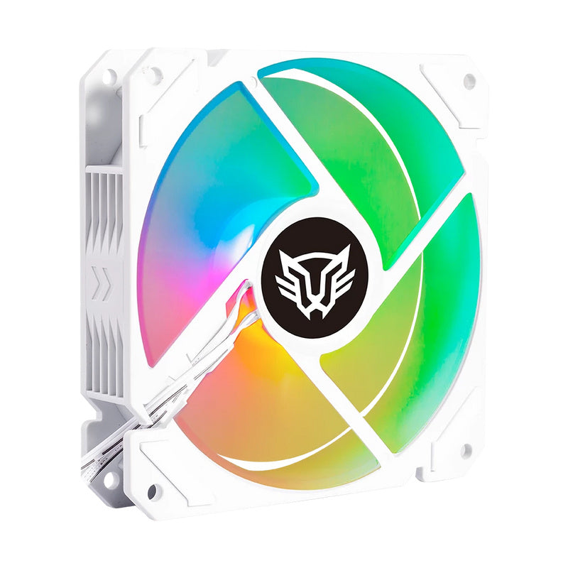 Ventilador P/Gabinete Balam Rush (Br-938051) Eolox Blaze Ex70Wrgb120 Mm1 Fanblanco