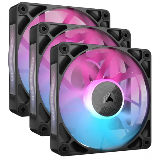Ventilador P/Gabinete Corsair (Co-9051018-Ww) Icue Link Rx120 Rgb3 Fan120Mmnegro