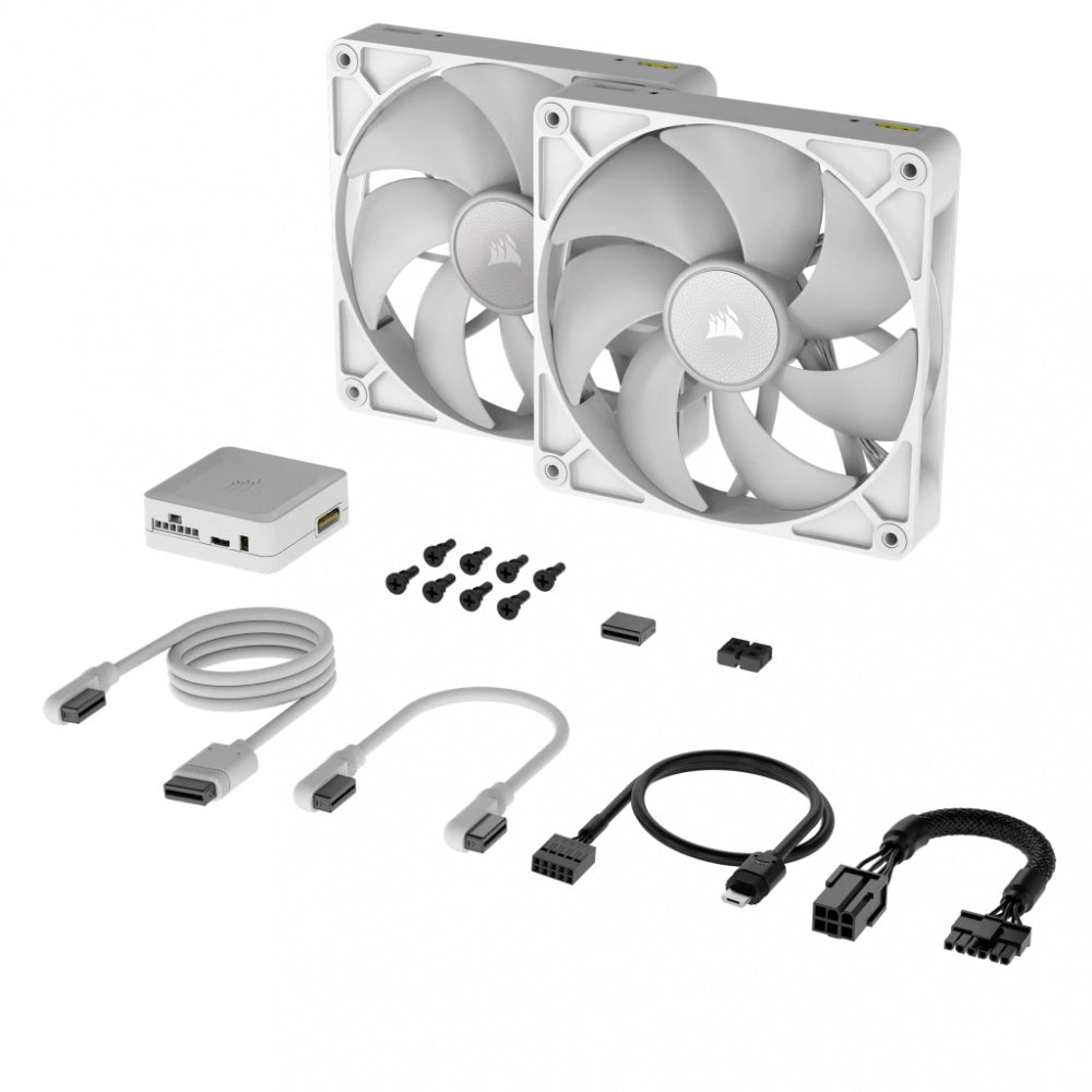 Ventilador P/Gabinete Corsair (Co-9051024-Ww) Icue Link Rx140 Rgb2 Fan140Mmblanco