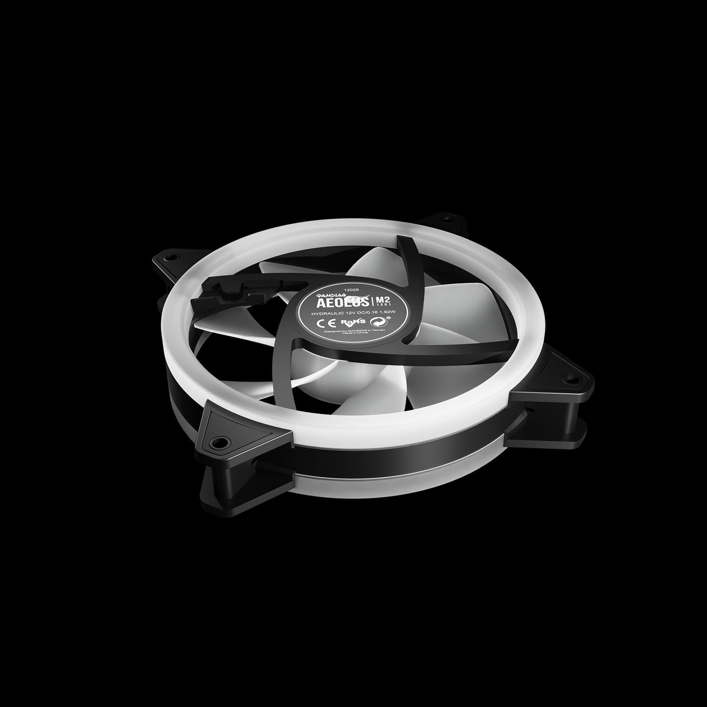 Ventilador P/Gabinete Gamdias (Gd-Aeolus M2-1201)Rgb, 120Mm, 1200Rpm