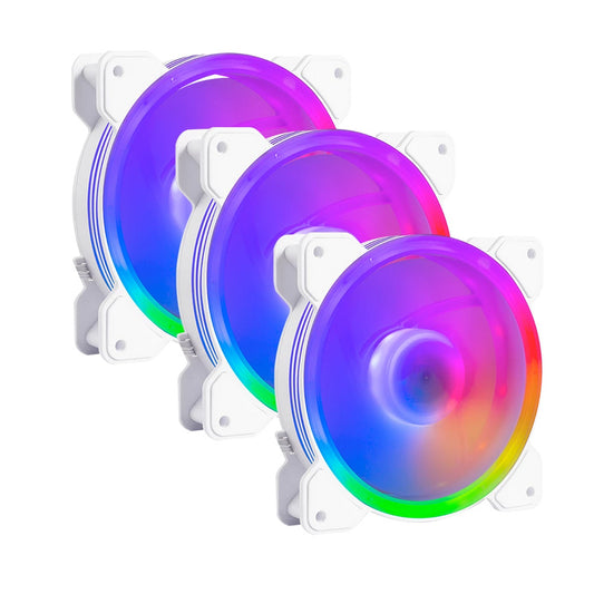 Ventiladores P/Gabinete Balam Rush (Br-937993) Eolox Blaze Ex50Kwrgb120 Mm3 Fanblanco