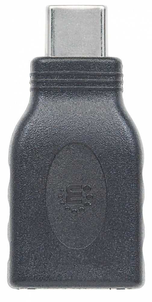 Manhattan Adaptador Usb C Macho - Usb A Hembra, Negro