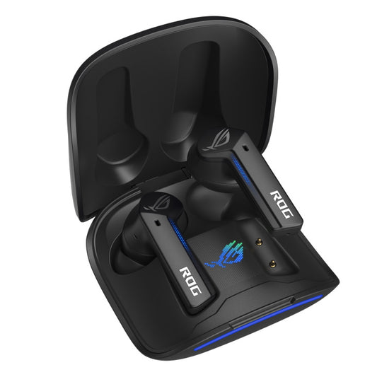 Audifonos Asus (Rog Cetra True Wireless) Gaming,Bluetooth 5.0,Estuche Carga,Bateria 27Hrs,Negro