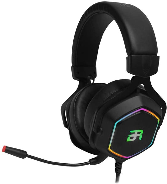 Audifonos Balam Rush (Br-929776) Hesix,Onear,Usb,7.1 Canales,Rgb Spectrum,Mic,Negro.