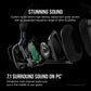Audifonos Corsair (Ca-9011201-Na) Void Rgb Elite Wireless Negro 7.1Ch Usb C/Mic Comp. Pc