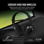 Audifonos Corsair (Ca-9011235-Na) Hs80 Rgb Wireless,Inalambricos,Carbon