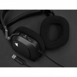 Audifonos Corsair (Ca-9011237-Na) Hs80 Rgb Usb,Cable 1.8Mt,Carbon