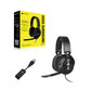 Audifonos Corsair (Ca-9011265-Na) Hs55 Surround Negro 7.1Ch 3.5Mm Usb C/Mic Comp.Pcps4Xbox Oneswi