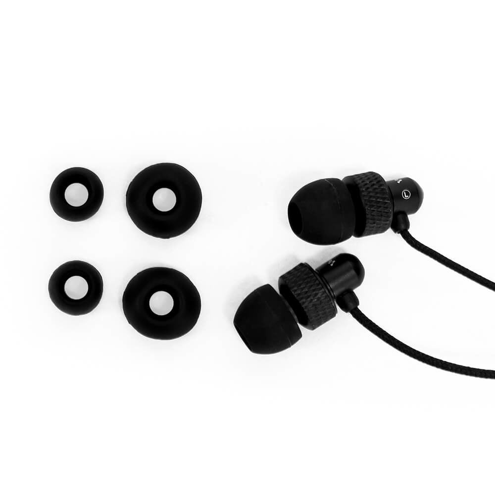 Vorago Audífonos Intrauriculares Con Micrófono Ep-304, Alámbrico, 3.5Mm, Negro