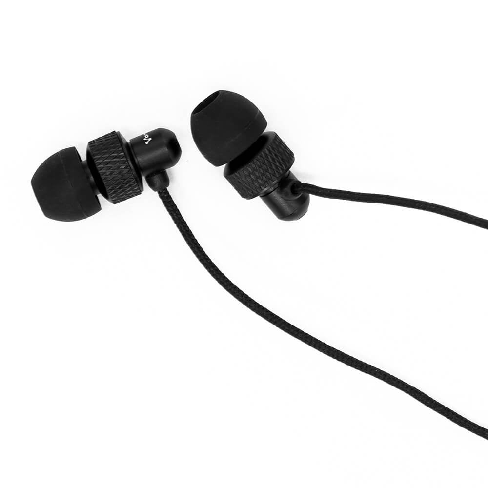 Vorago Audífonos Intrauriculares Con Micrófono Ep-304, Alámbrico, 3.5Mm, Negro