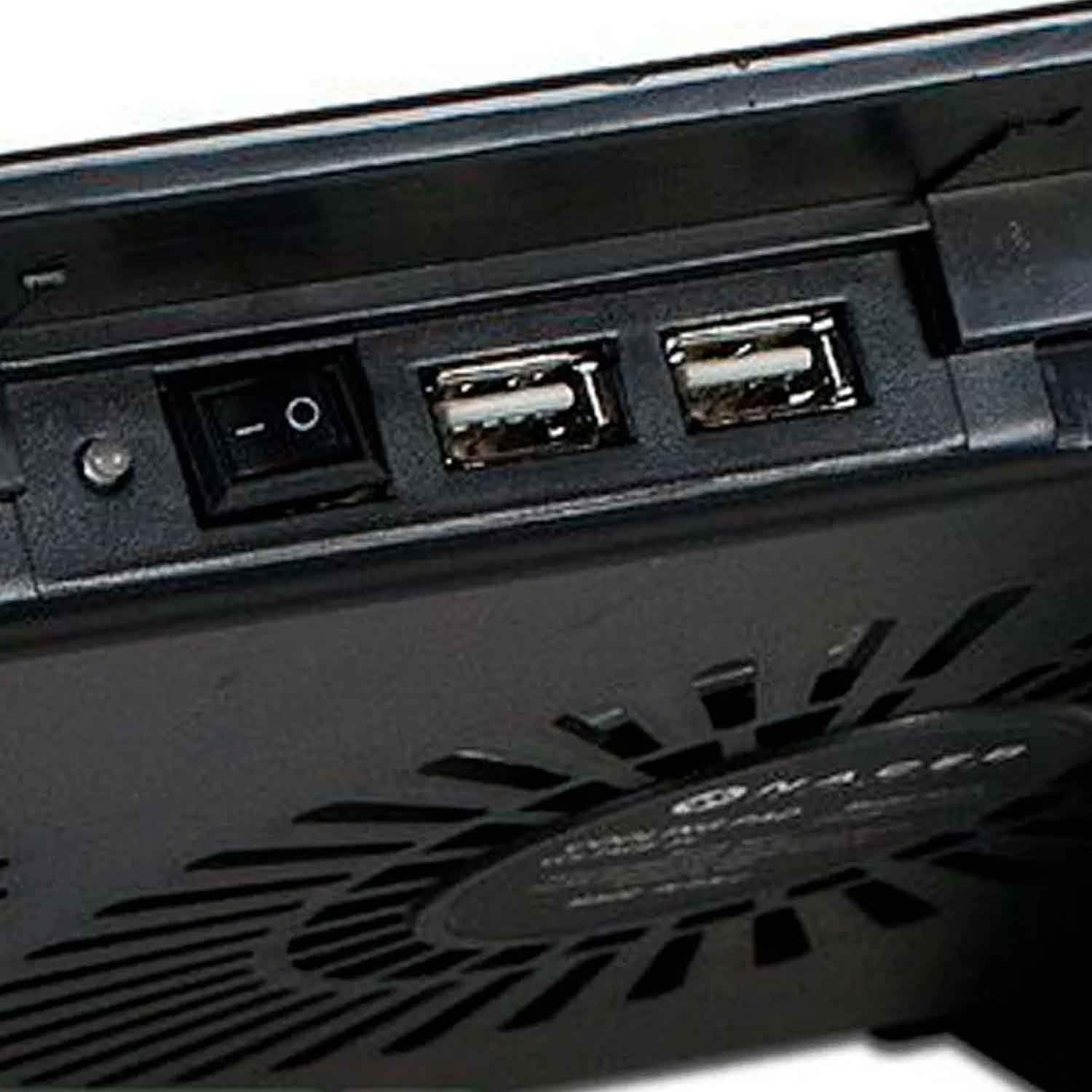Base Enfriadora Laptop Naceb 2 Ventiladores(Na-636)