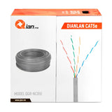Bobina Utp Qian 305 Mts / Cat5E / Interior /Gris /24 Awg /Qian Qhr-Cat5E