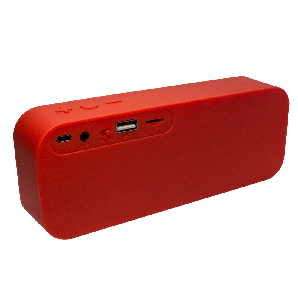 Vorago Bocina Portátil Bsp-150, Bluetooth, Alámbrico/Inalámbrico, 2.0 Canales, 6W Rms, Usb, Rojo