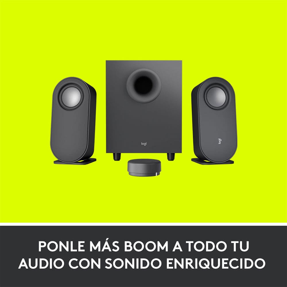 Logitech Bocina Con Subwoofer Z407, Bluetooth, Alámbrico/Inalámbrico, 40W Rms, Usb, Negro