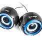 Vorago Bocinas Portátiles Spk-105, Alámbrico, 2.0, 6W Rms, Negro