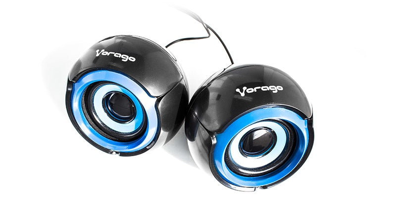 Vorago Bocinas Portátiles Spk-105, Alámbrico, 2.0, 6W Rms, Negro