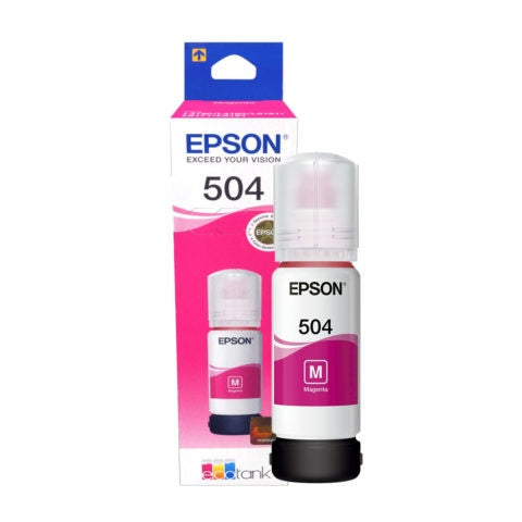 Tanque De Tinta Epson T504 Magenta, 70Ml
