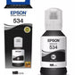 Tanque De Tinta Epson T534 Negro, 6.000 Páginas