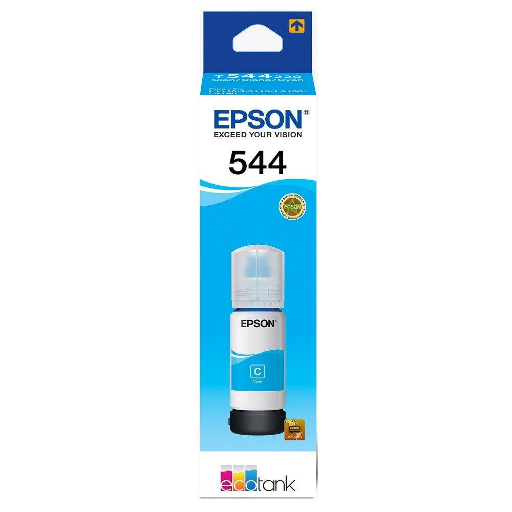 Tanque De Tinta Epson T544 Cian, 65Ml