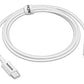 Cable Adata Tipo C / Lightning Apple 1M Blanco (Amficpl-1M-Cwh)