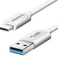 Cable Adata Tipo C- Usb 3.1 1M Blanco (Aca3Al-100Cm-Csv)