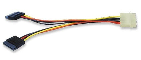 Manhattan Cable 2X Sata 15-Pin Macho - Molex (4-Pin) Macho, 15Cm