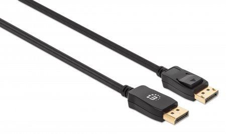 Cable Displayport Manhatan V1.4 M-M 2.0M Negro 8K@60Hz/4K@120Hz 353618
