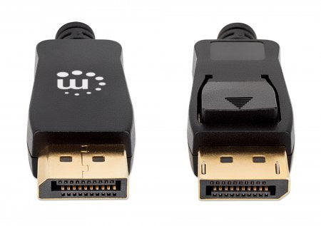 Cable Displayport Manhatan V1.4 M-M 2.0M Negro 8K@60Hz/4K@120Hz 353618