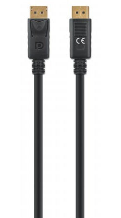 Cable Displayport Manhattan V1.4 M-M 3 Mts 8K 60Hz 355582