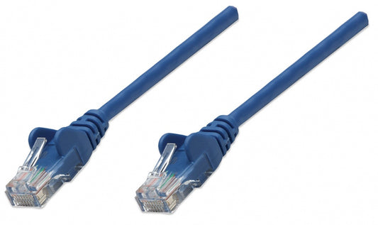Intellinet Cable Patch Cat6 Utp 100% Cobre, Rj-45 Macho - Rj-45 Macho, 5 Metros, Azul