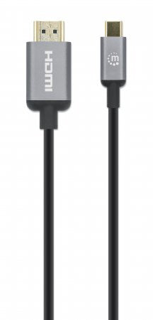 Cable Usb-C A Hdmi M 1 Metro 4K@60Hz Negro Manhattan 153591
