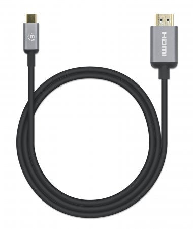 Cable Usb-C A Hdmi M 1 Metro 4K@60Hz Negro Manhattan 153591