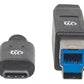 Cable Manhattan Usb C Macho - Usb B Macho 2Mts