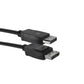 Cable Vorago Display Port Macho-Macho 2 Mts 4K 32.4 Gbps Negro Cab-309