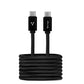 Cable Vorago Usb C - Usb C 1 Metro Carga Rapida Negro Cab-124 Bk