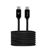 Cable Vorago Usb C - Usb C 1 Metro Carga Rapida Negro Cab-124 Bk