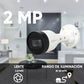 Camara Ip Domo Dahua (Dh-Ipc-Hdbw1230En-0280B-S4)Antivandalica,2Mp,104 Grados,Metal,Ir 30M,Ip67,Ik10
