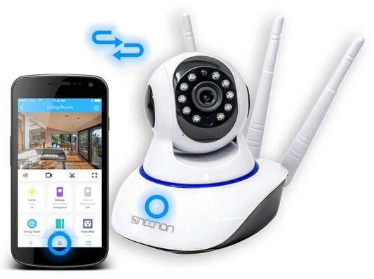 Camara Ip Necnon (Nipcam-1 Lite) 2Mp,1080Hd,Wifi,Altavoz,Micro, Sensor De Mov, Microsd, Soporte Inc.