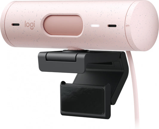 Camara Web Logitech Brio 500 Full Hd 1080P Usb-C Rose (960-001418)