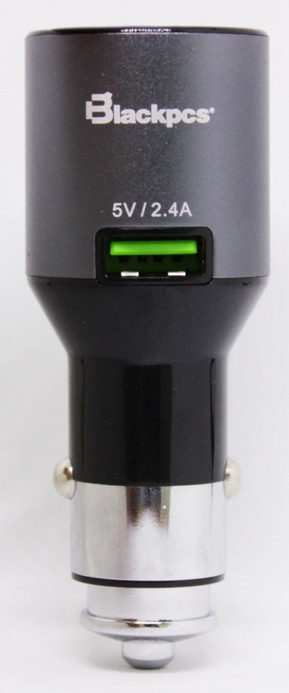 Car Charger Blackpcs 1 Puerto Usb Manos Libres Negro (Epi022-Bl)