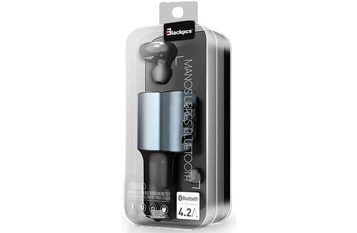 Car Charger Blackpcs 3 Puertos Usb Manos Libres Negro (Epi053Bt-Bl)