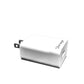 Cargador De Pared Vorago, 5V, Usb, Blanco