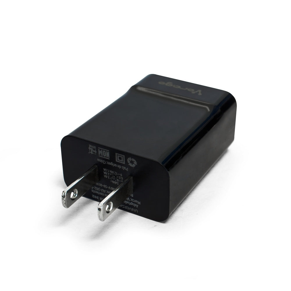 Cargador De Pared Vorago, 5V, Usb, Negro