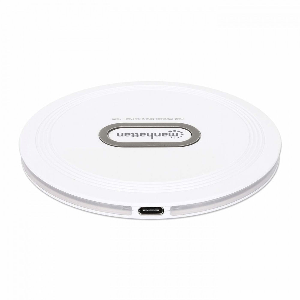 Cargador Inalambrico Qi Para Celulares 15W Manhattan 406024