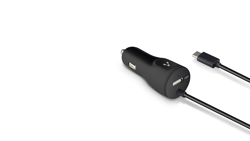 Vorago Cargador Para Auto Au-303, 5V, 1X Usb 2.0, Negro