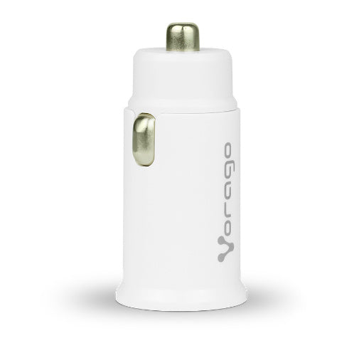 Cargador Para Auto Vorago 1Xusb-C 20W 1Xusb A Qch 3.0 Blanco Au-305-Wh