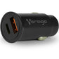 Cargador Para Auto Vorago 1Xusb-C 20W 1Xusb A Qch 3.0 Negro Au-305-Bk